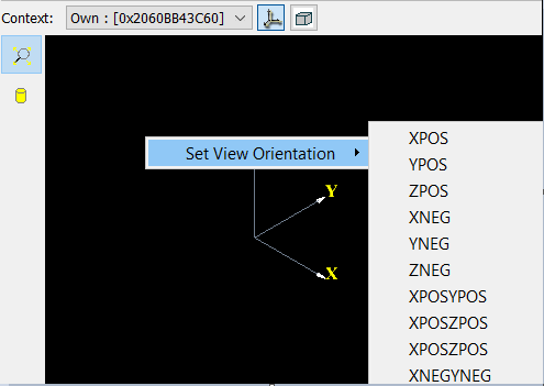 Set view orientation