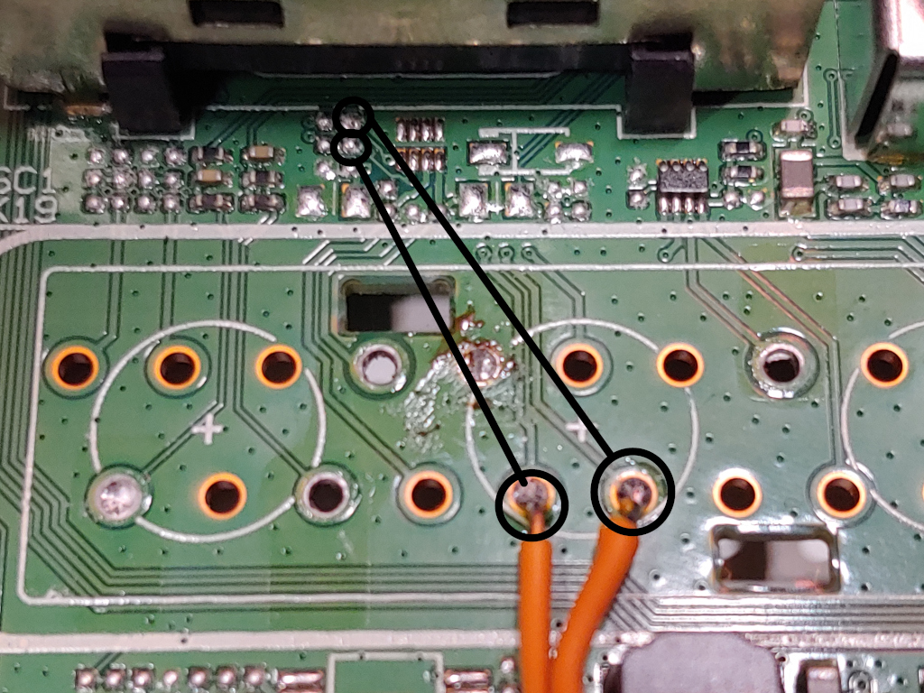 placement of UART pins