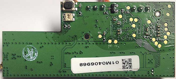 P330 Receiver 5.8G board v5 A bottom