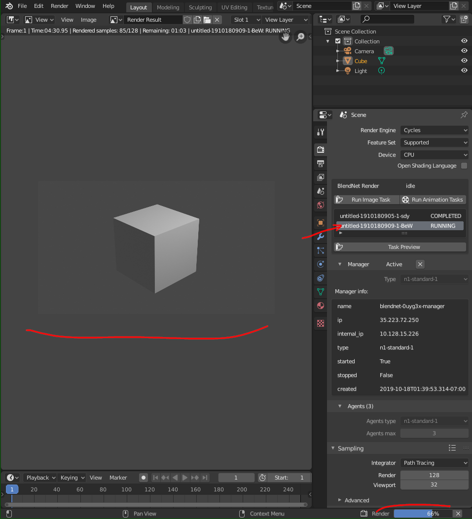 Render - Task Preview switch task